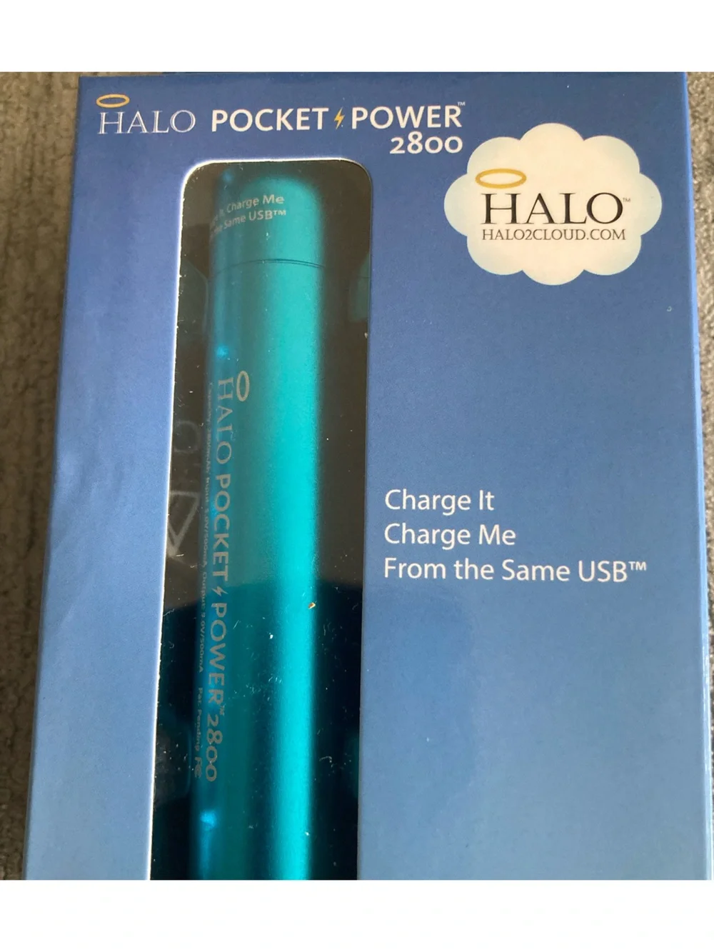 Halo Pocket Power 2800 Portable Charger - Teal